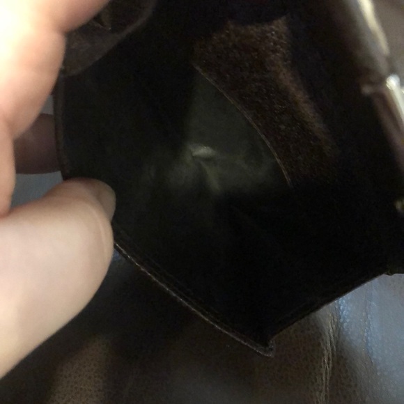 W GUCCI GG Trifold Canvas Jacquard Wallet Brown Leather Coin Purse Credit Cards - Picture 16 of 17